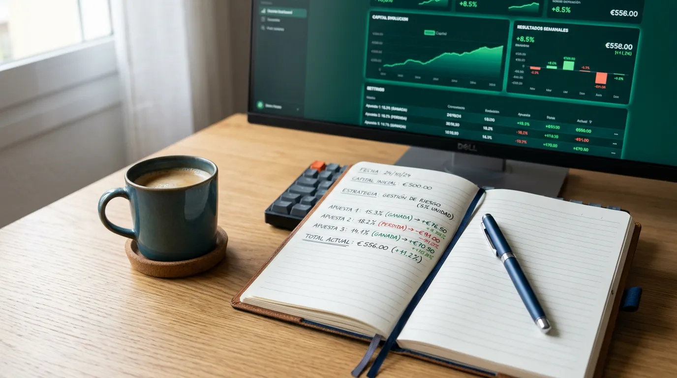 Esquema de gestión de bankroll y control de riesgo aplicado a apuestas en deportes virtuales